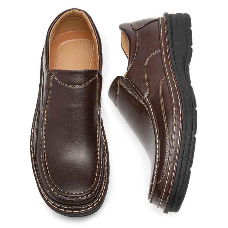 Mænd Åndbar Skridsikker Blød Sål Slip-on Casual Sko
