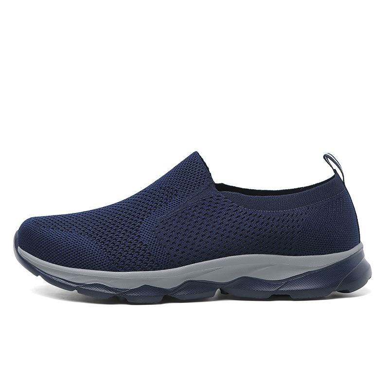 Mænd Åndbar Stof Sål Skridsikker Casual Walking Loafers Sko