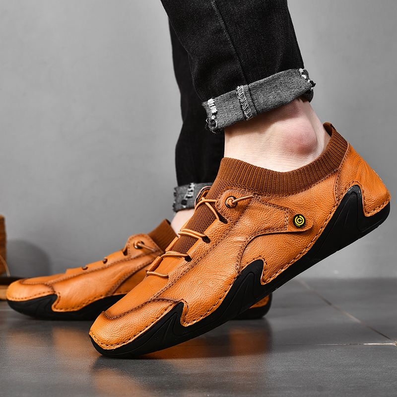 Mænd Casual Business Sneakers Kørsel Åndbare Letvægts Skridsikre Bløde Sko