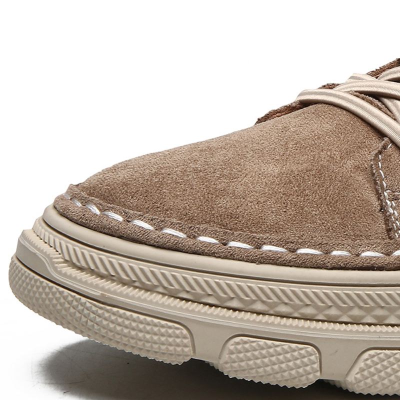 Mænd Ruskind Skridsikre Casual Bløde Udendørs Gå-loafers