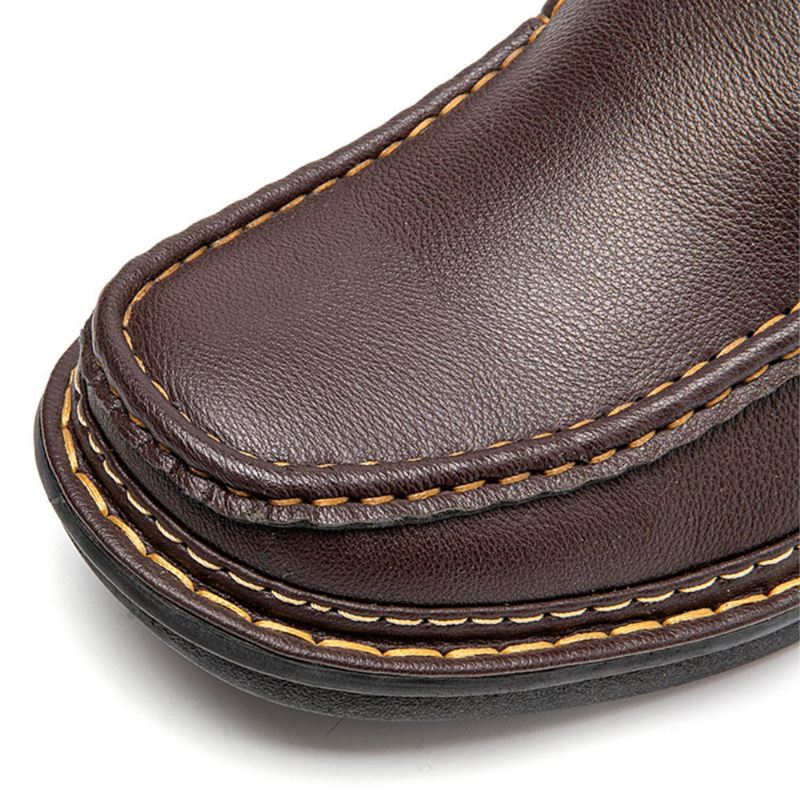 Mænd Skridsikker Åndbar Slip-on Blød Sål Casual Business Sko