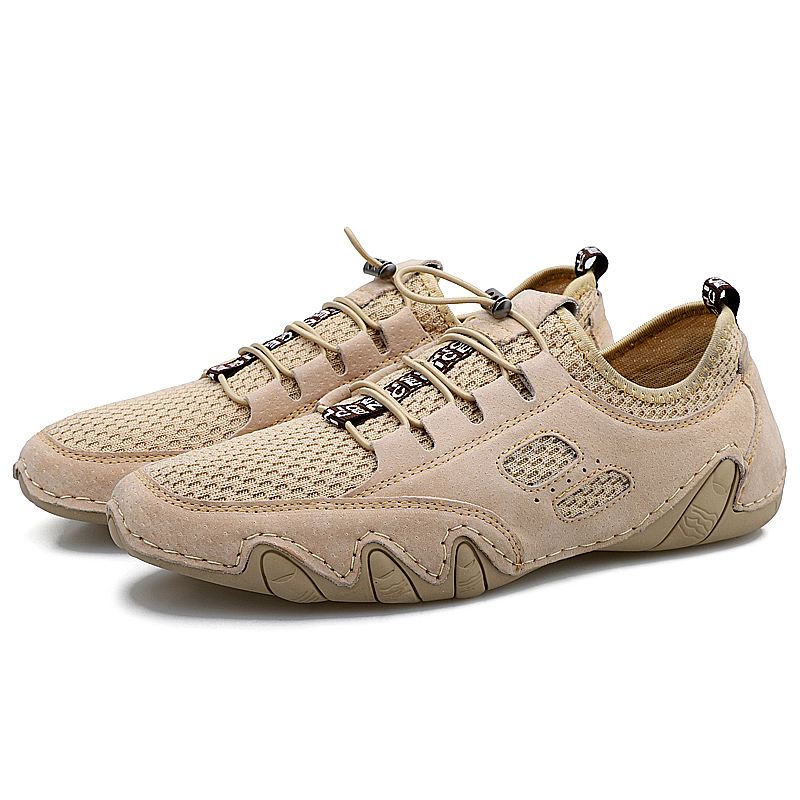 Mænd Stof Mesh Åndbar Skridsikker Casual Driving Flats