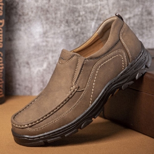 Mænd Syning Skridsikre Letvægts Slip-on Fritidssko