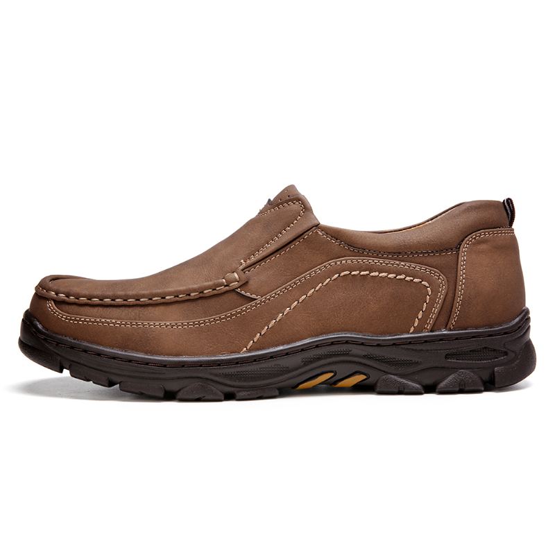 Mænd Syning Skridsikre Letvægts Slip-on Fritidssko