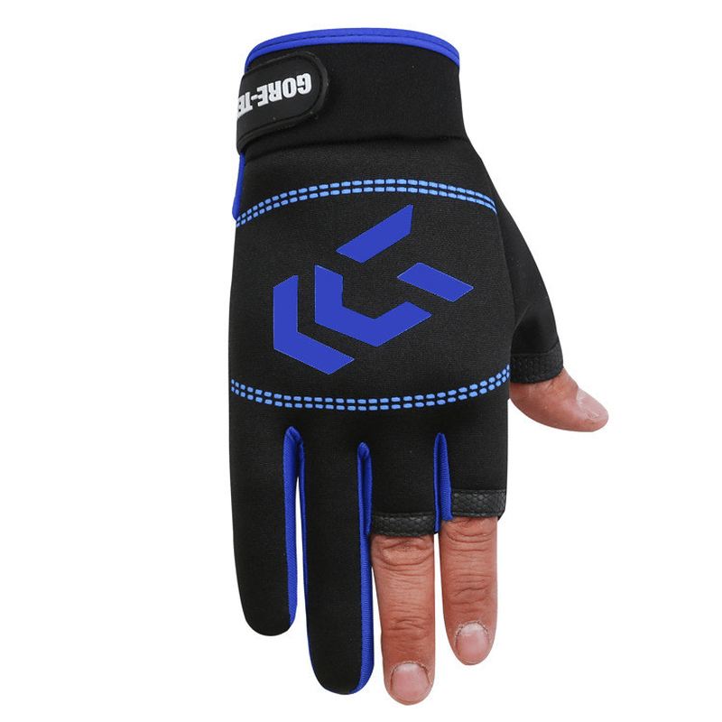 Fiskehandsker Tre-finger Ridehandsker Summer Shade Ice Silk Athletic Handsker