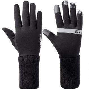 Unisex Vandtæt Anti-slip Håndledsforlængende Handske Sport Touch Screen Varme Foring Handsker