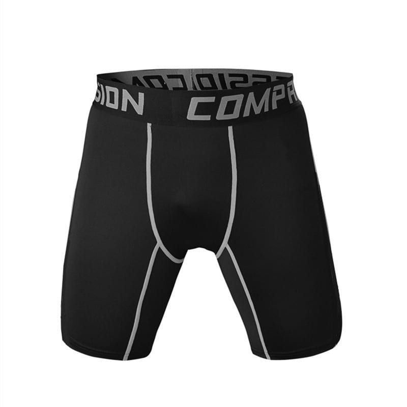 Herre Bodybuilding Stripe Tight Slim Fit Sportsshorts
