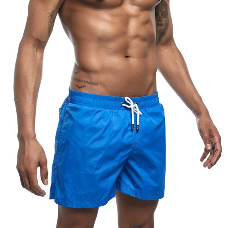 Herre Ensfarvet Sommer Tynde Casual Board Shorts