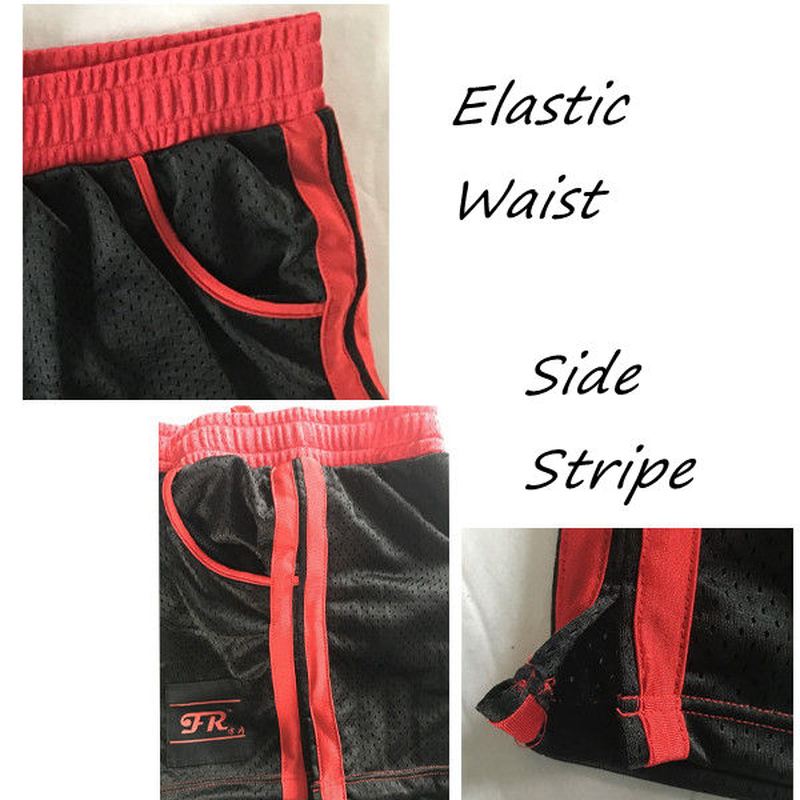 Herre Mesh Undertøj Shorts Fritid Mode Løbe Fitness Elastisk Talje Snøre Sportsshorts