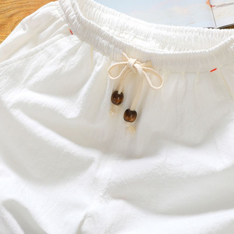 Herre Sommermode Åndbare Ensfarvede Afslappede Shorts