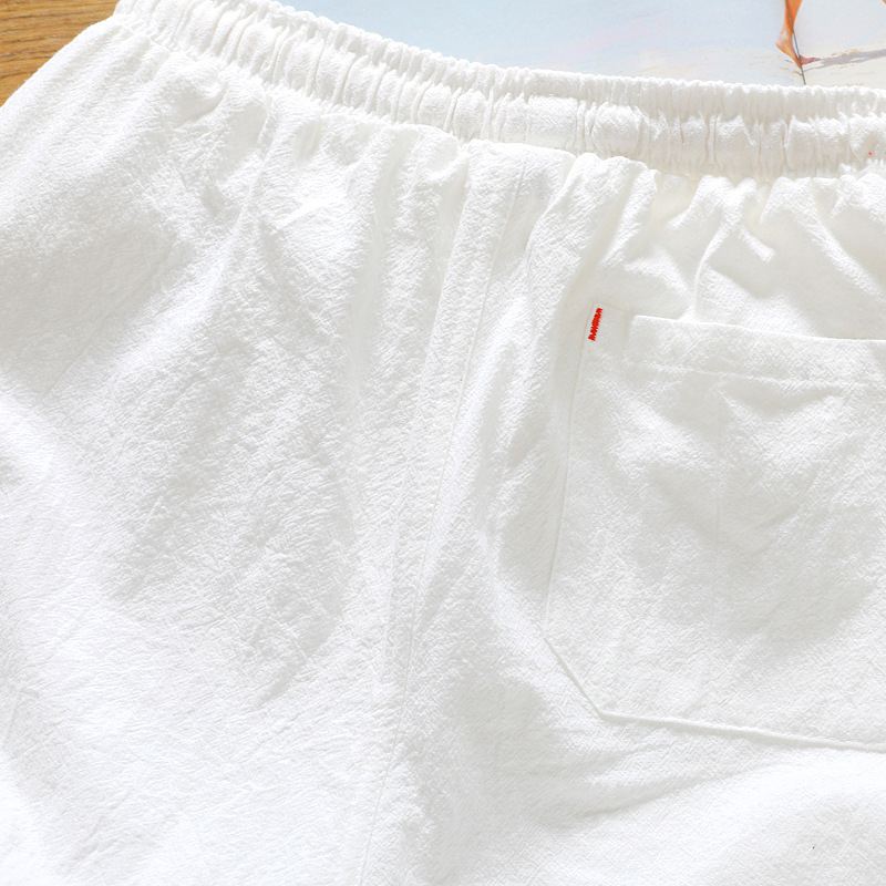 Herre Sommermode Åndbare Ensfarvede Afslappede Shorts