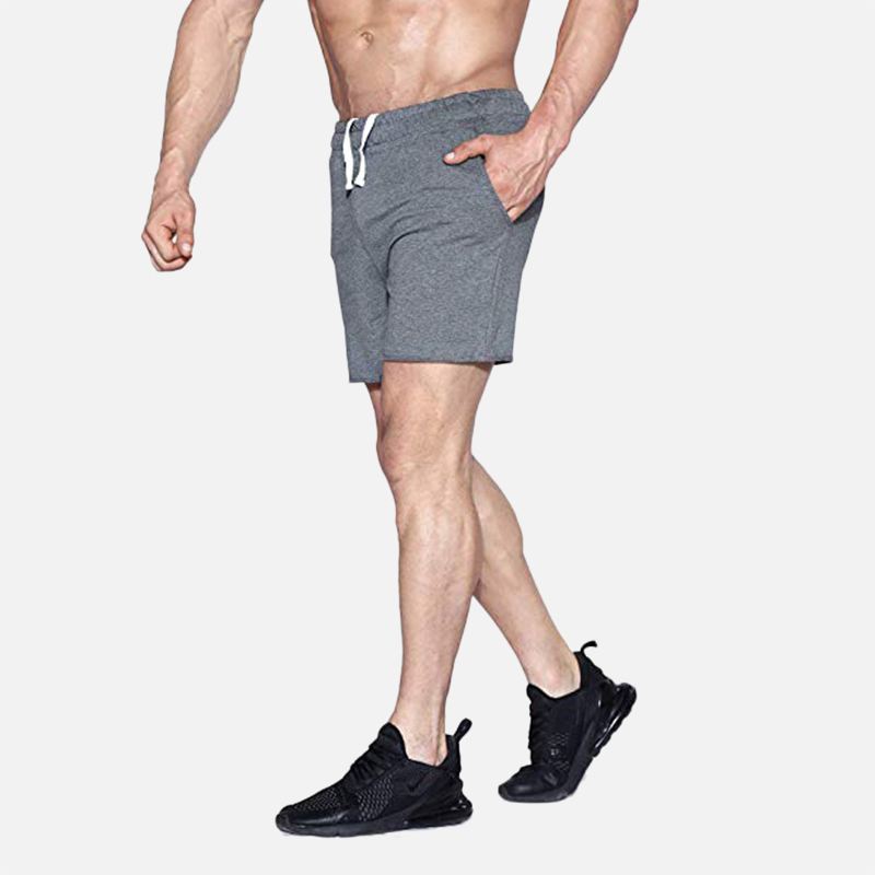 Herre Sport Åndbar Løs Elastisk Talje Runnin Shorts