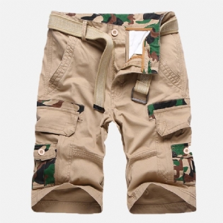 Mænd Camouflage Multi Lommer Military Outdoor Relaxed Shorts