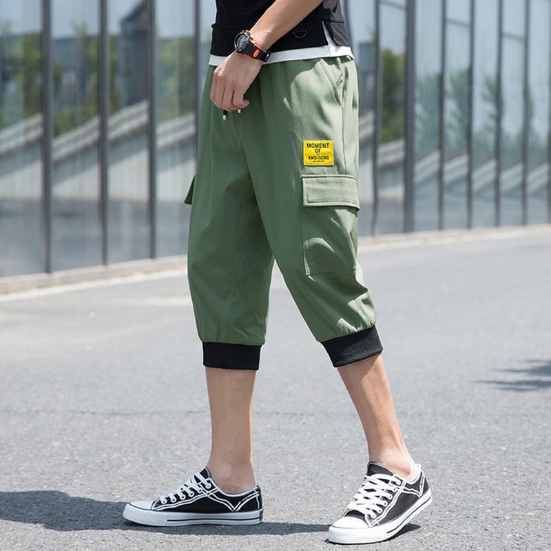 Mænds Afslappede Shorts Sæson Ny Mode Afslappet Tynde Sektion 7 Syv Bukser Mænds Trend Tooling Shorts