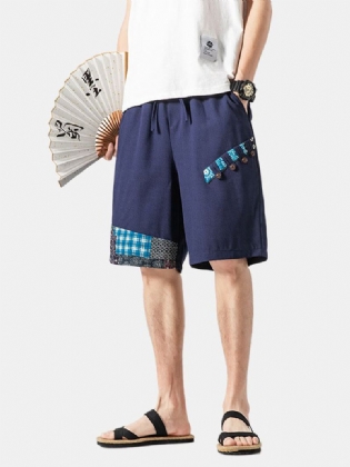 Mænds Lommesyning Farve Beach Casual Lige Shorts