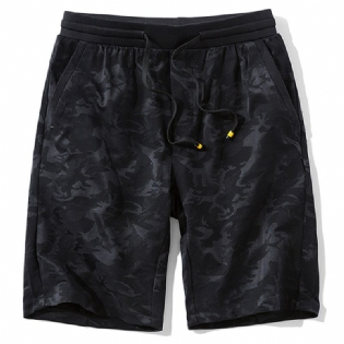 Sommer Stilfuldt Tryk Fifth Board Shorts Mænds Elastiske Åndbare Sand Beach Shorts