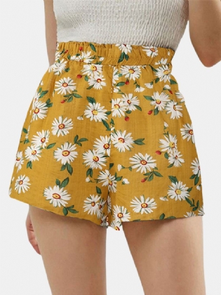 Tryk Højtaljede Kvinder Casual Shorts