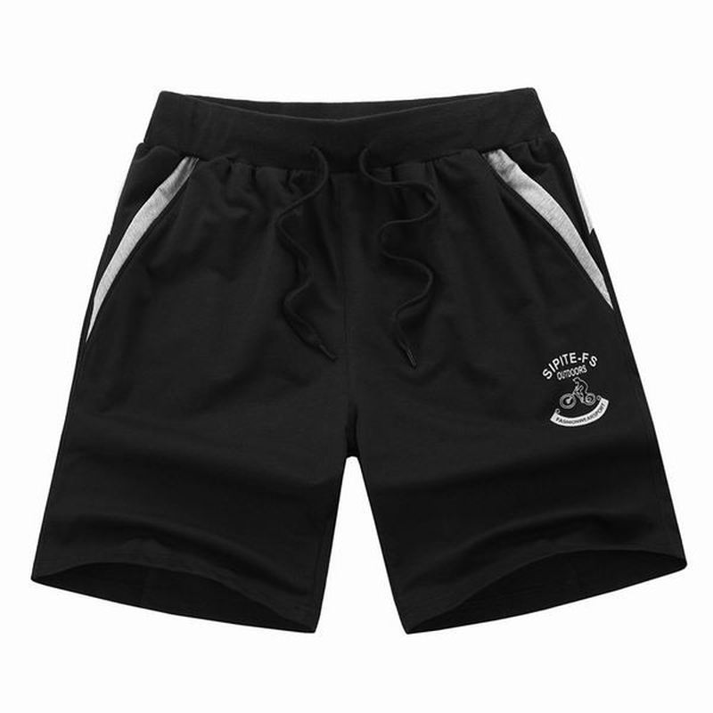 XS-5xl Sportsshorts I Bomuld Til Mænd Elastisk Linning Lommer Med Lynlås Korte Bukser Med Snøre