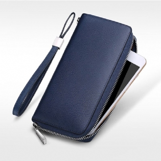 Blokerende Sikker Kortpung Clutch Zip Kortholder Organizer Holder 35 Kort