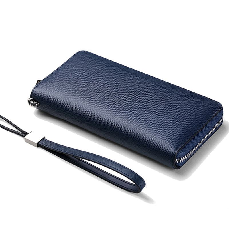 Blokerende Sikker Kortpung Clutch Zip Kortholder Organizer Holder 35 Kort