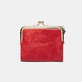 Kvinder 6 Card Slots Vintage Short Wallet Pung