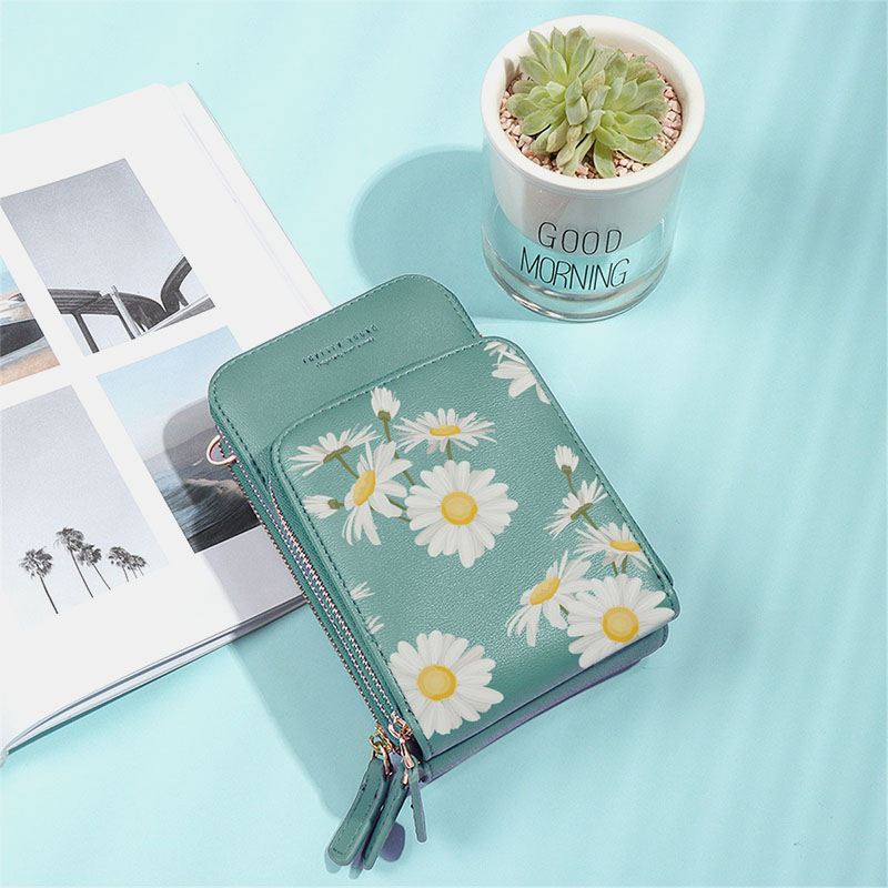 Kvinder Clutch Taske Kort Taske Telefon Taske Crossbody Taske