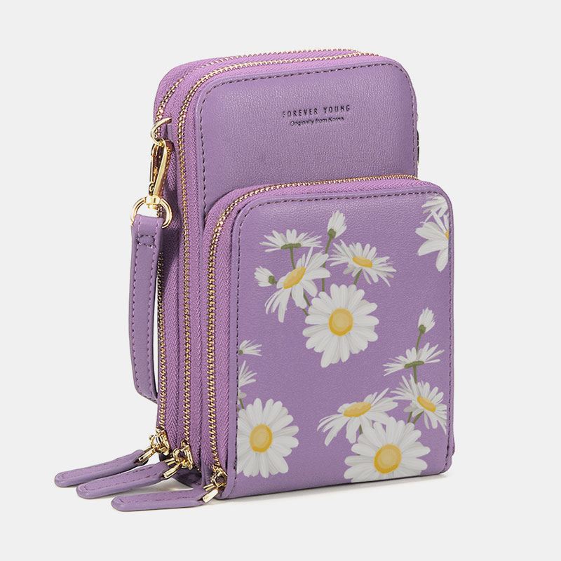 Kvinder Clutch Taske Kort Taske Telefon Taske Crossbody Taske
