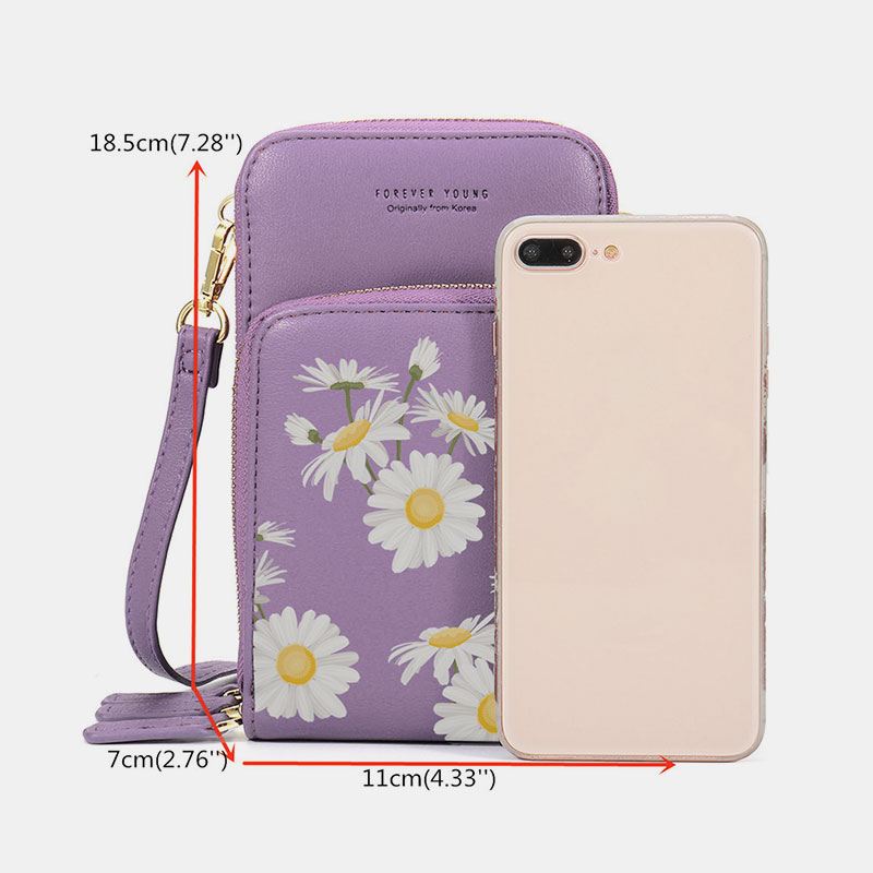 Kvinder Clutch Taske Kort Taske Telefon Taske Crossbody Taske