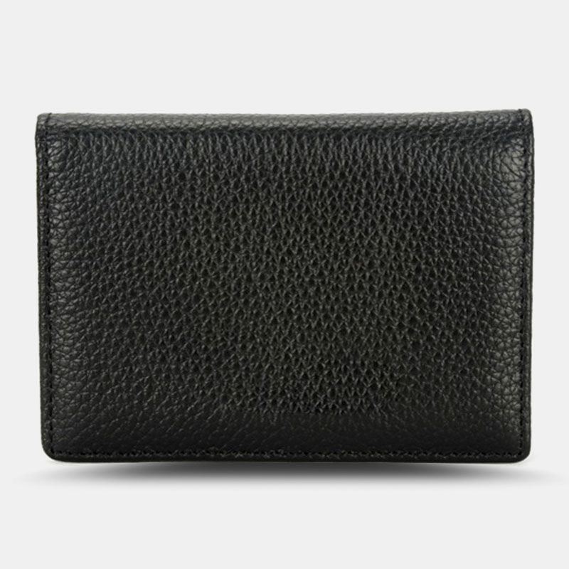 Mænd Ægte Læder Med Stor Kapacitet Bifold Retro Business Multi-card Slot Kortholder Visitkort Holder Kreditkort Holder Pung