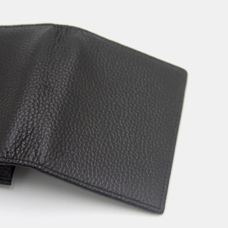 Mænd Ægte Læder Med Stor Kapacitet Bifold Retro Business Multi-card Slot Kortholder Visitkort Holder Kreditkort Holder Pung