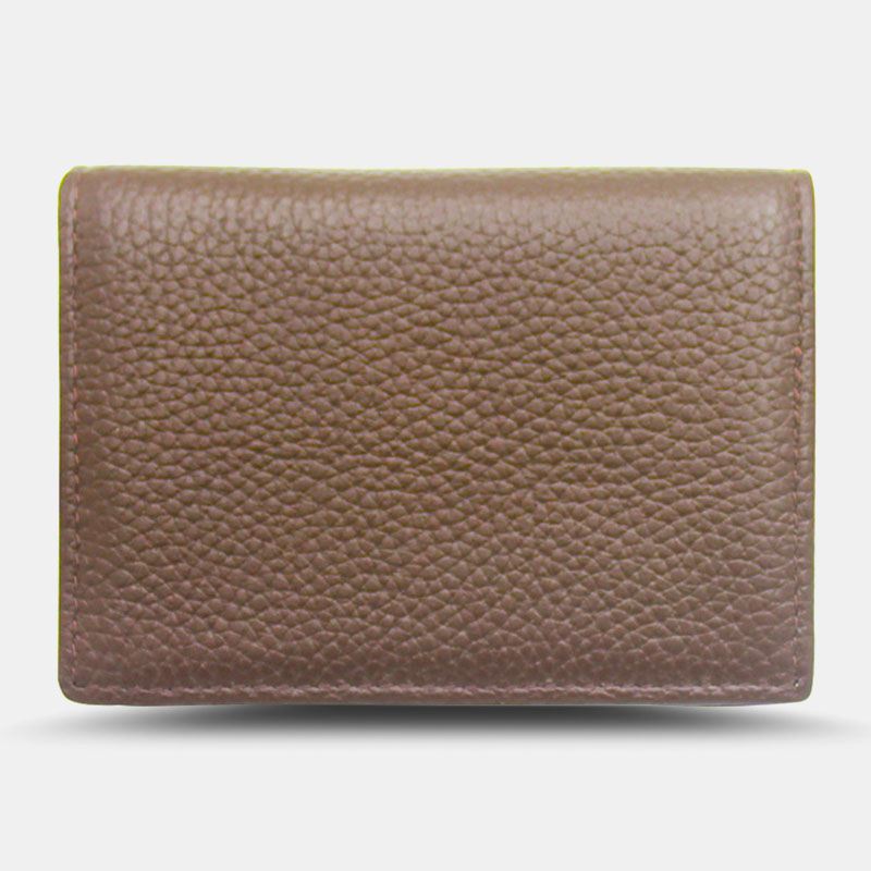 Mænd Ægte Læder Med Stor Kapacitet Bifold Retro Business Multi-card Slot Kortholder Visitkort Holder Kreditkort Holder Pung