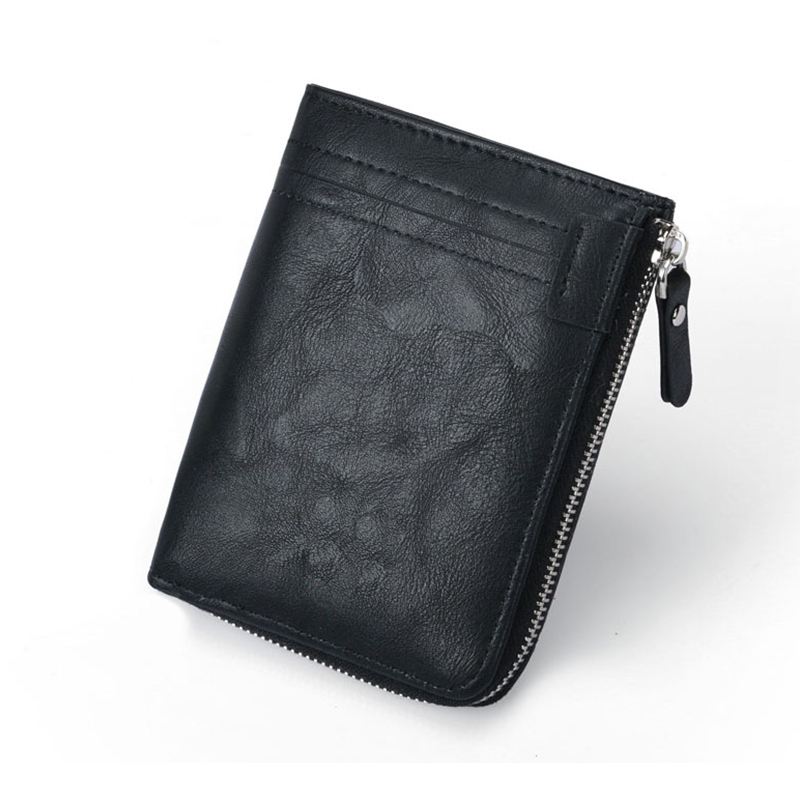 Mænd Casual Multifunktionel Bifold Kort Tegnebog Møntholder