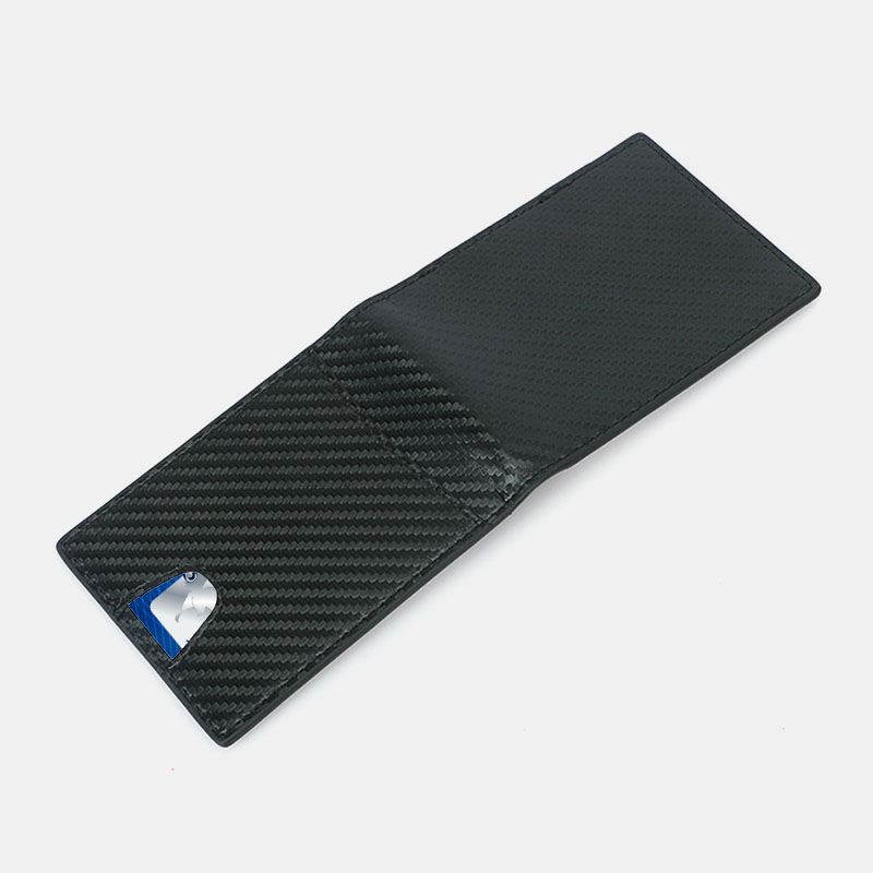 Mænd Multifunktion Business Carbon Fiber Us Dollar Clip Card Handel Kort Multi-card Slots Tegnebog