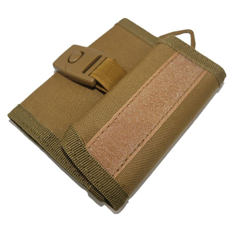 Mænd Tactical Waist Bag Outdoor Pouch Military Molle Wallet Card Holder Med Krog