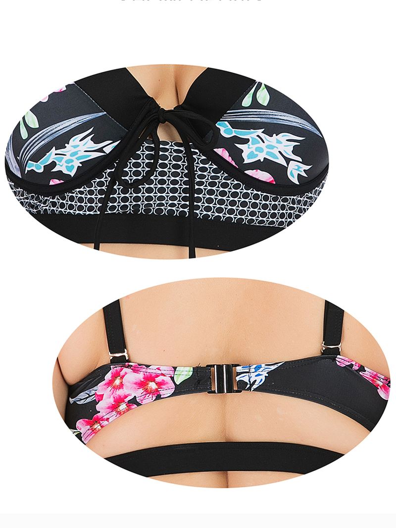 Plus Size Printet Bikini