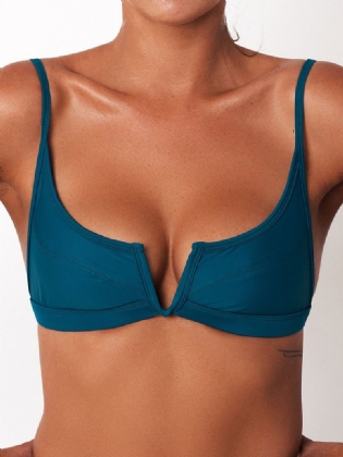 Ryg Lukning Sling Justerbare Stropper Bikinitoppe