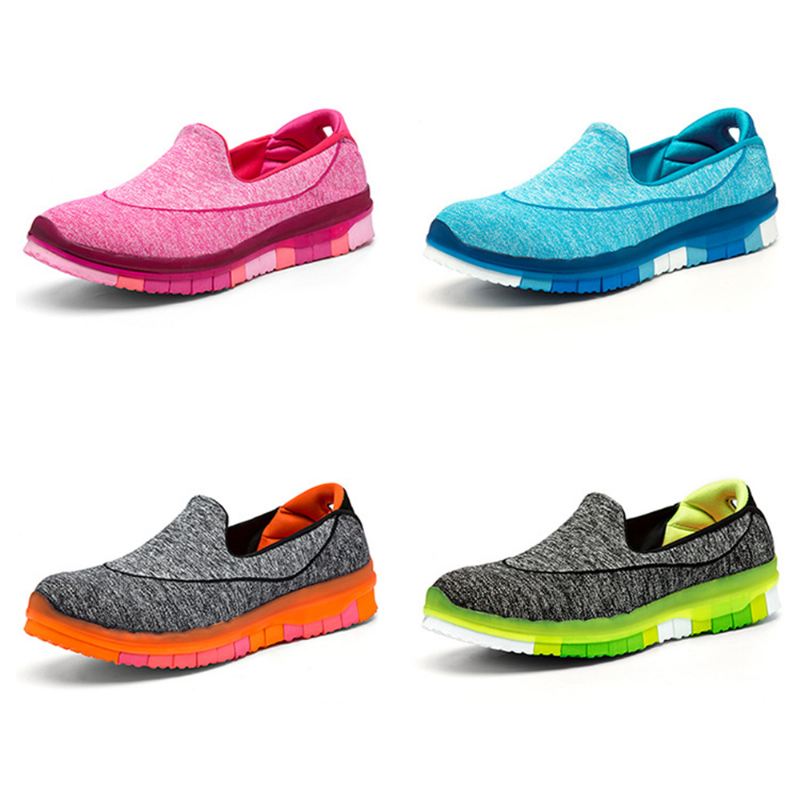 Komfortable Dame Lazy Shoes Slip On Sneakers