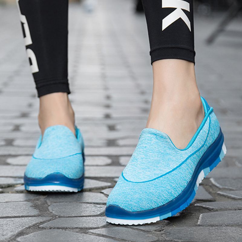 Komfortable Dame Lazy Shoes Slip On Sneakers