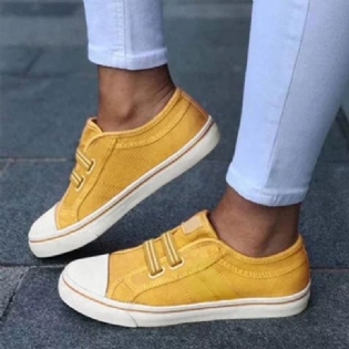Kvinder Canvas Elastic Band Casual Wearable Flats
