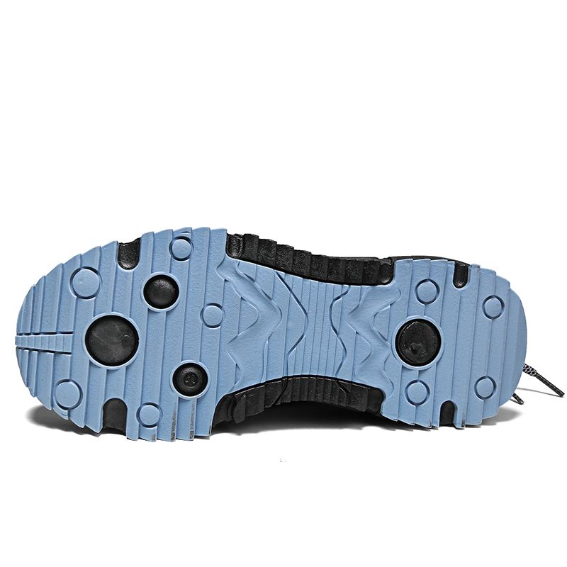 Mænd Læder Mesh Åndbar Blød Sål Brief Sports Platform Snørebånd Casual Chunky Sko