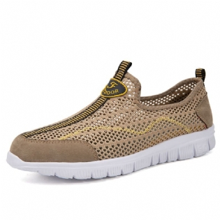 Mænd Mesh Åndbar Skridsikker Komfortable Sports Casual Walking Sko