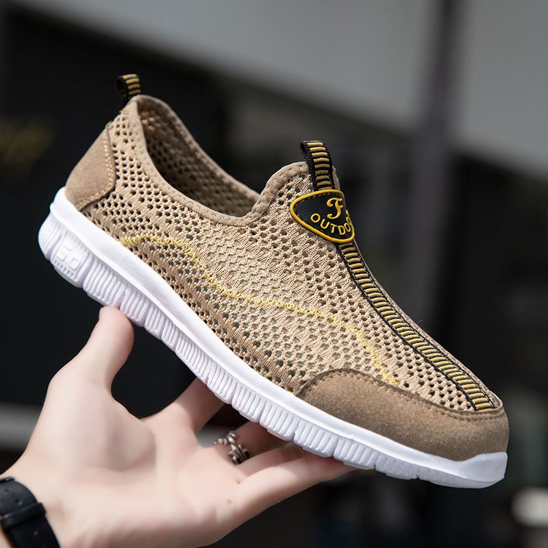 Mænd Mesh Åndbar Skridsikker Komfortable Sports Casual Walking Sko