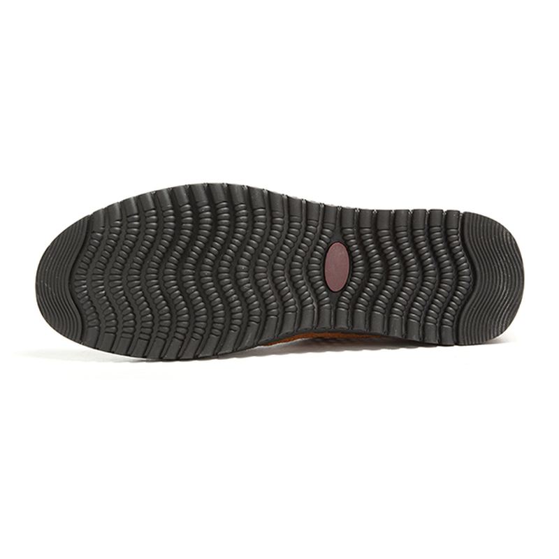 Mænd Mesh Anti-collision Toe Håndsyning Casual Flats Sneakers