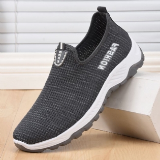 Mænd Stof Åndbar Blød Bund Letvægts Slip On Casual Sportssko