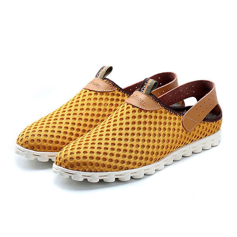Us Størrelse 6.5-11 Åndbar Mesh Atletiksko Slip On Udendørs Sports Sneaker Sko