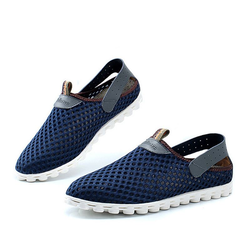 Us Størrelse 6.5-11 Åndbar Mesh Atletiksko Slip On Udendørs Sports Sneaker Sko