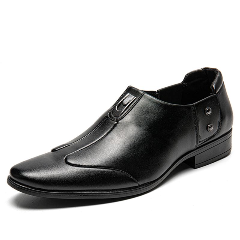 Mænd Åndbart Spidst Hoved Slip-on Business Dress Sko