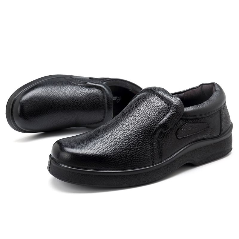 Mænd Casual Blødt Ægte Læder Slip On Oxfords