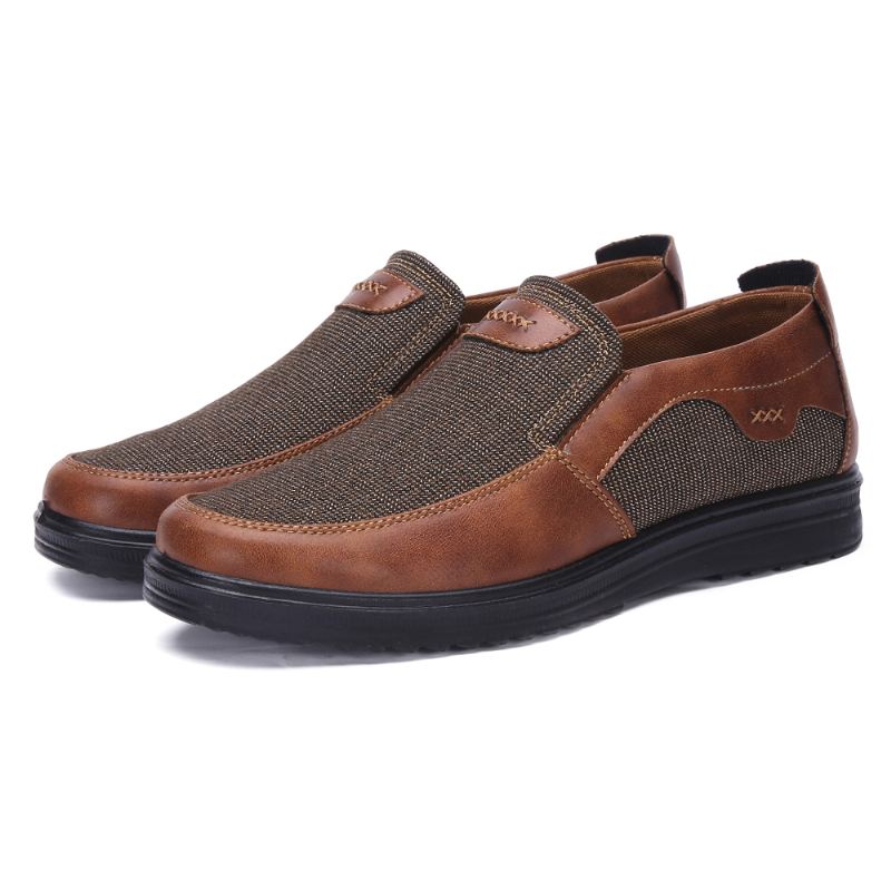 Mænd Casual Daily Microfiber Dress Sko Business Oxfords