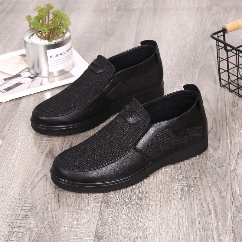 Mænd Casual Daily Microfiber Dress Sko Business Oxfords